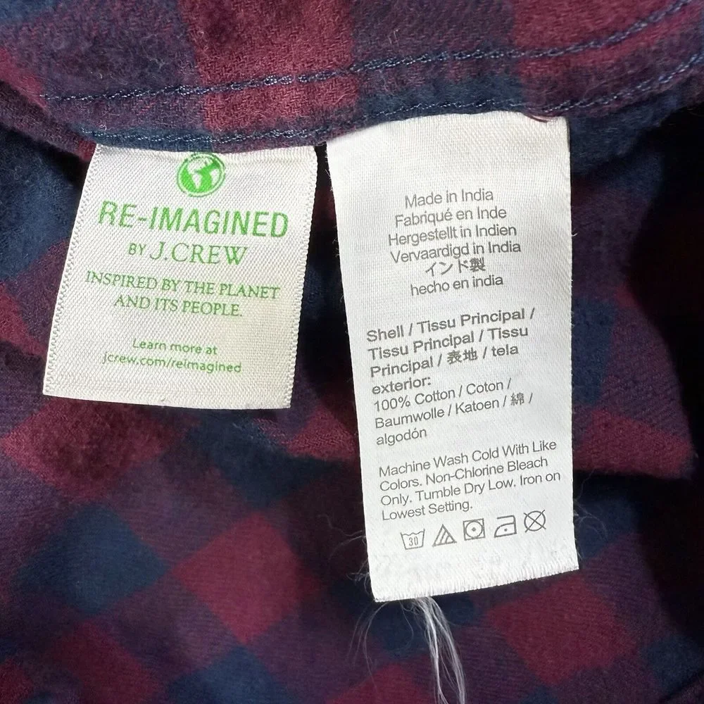 J. Crew crew flannel